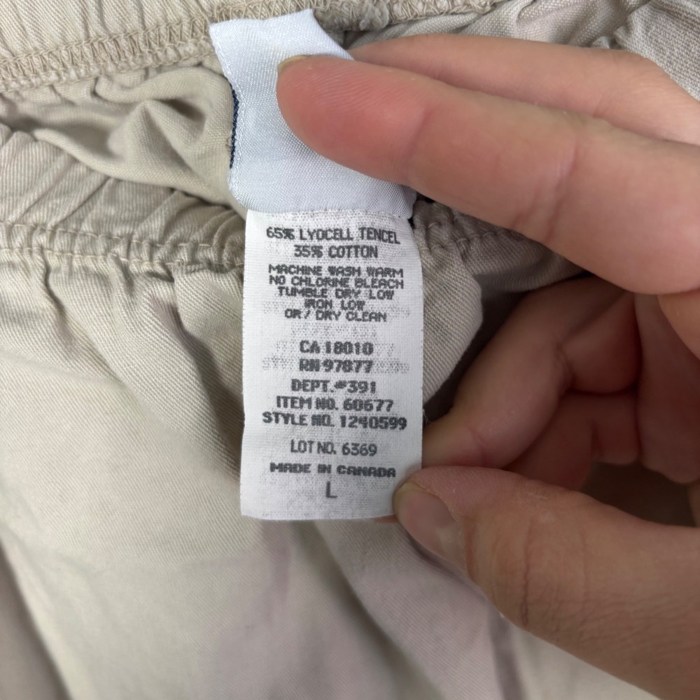 Better Than Basic By Acc Beige Lyocell Cotton Ela… - image 3